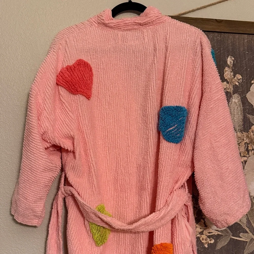 VTG hot hearts canyon group Colorful Women's Robe 90’s - Picture 8 of 9